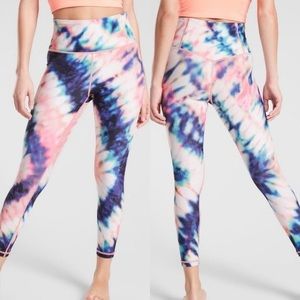 Athleta 7/8 Elation Tie Dye Pant